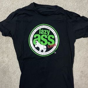 ‘Lazy Ass Lager’ Greek Beer Graphic T-Shirt